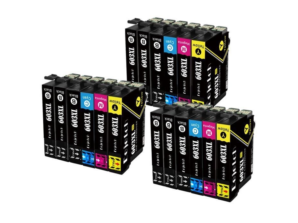 Cartucho Epson 603 Xl Compatível Impressora Epson Expression Home Xp 2100 Xp 2105 Workforce Wf 2810 Wf 2830 Wf 2835 Eejetech