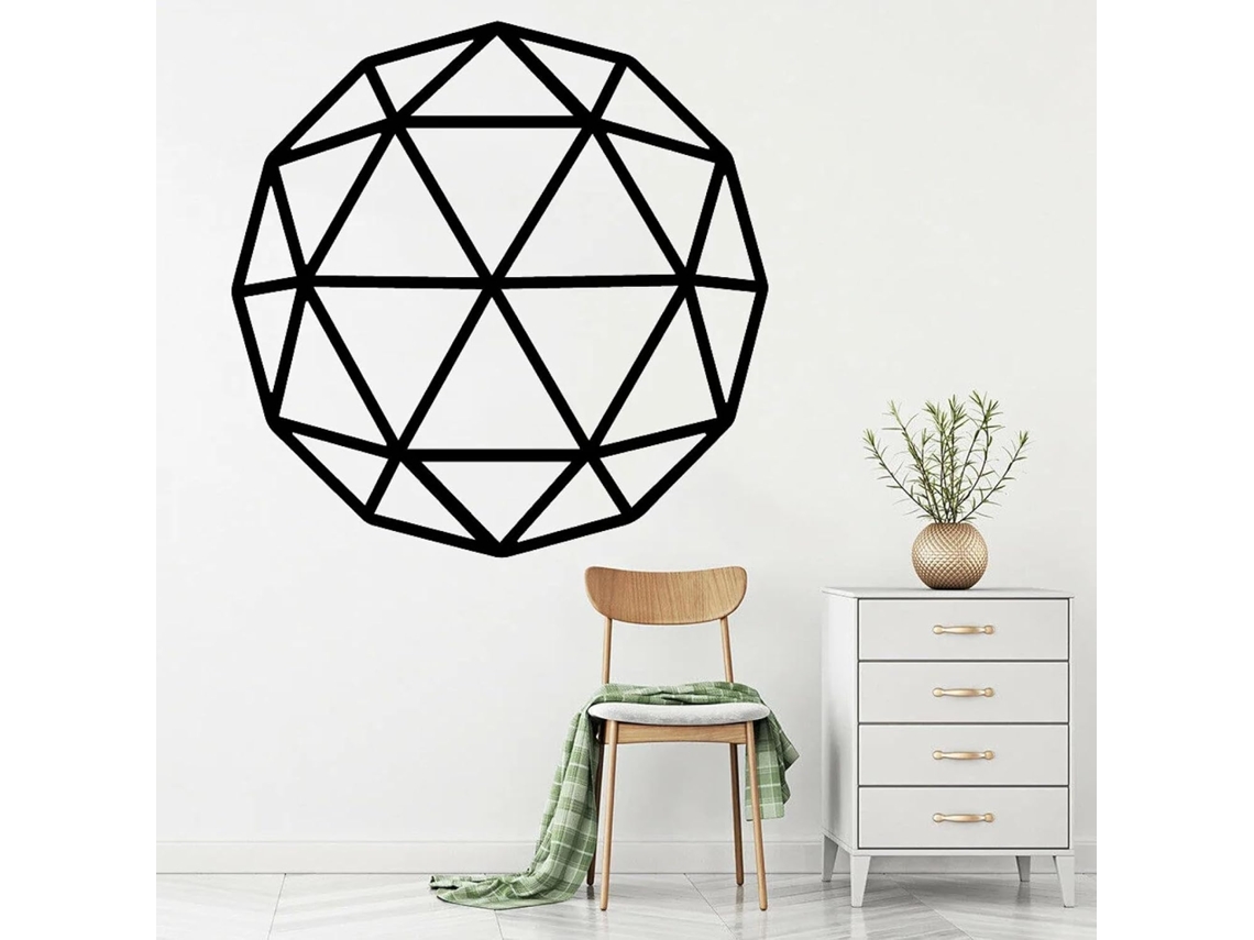 Adesivos Muraux Poligonais, Adesivos Decorativos Para Quartos De Dormir, Adesivos Com Motivos Geométricos, Decorações Em Vinil Para Sala De Aula
