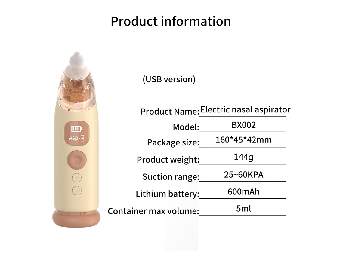 Inalador Nasal Elétrico LAXISCREED para Bebês