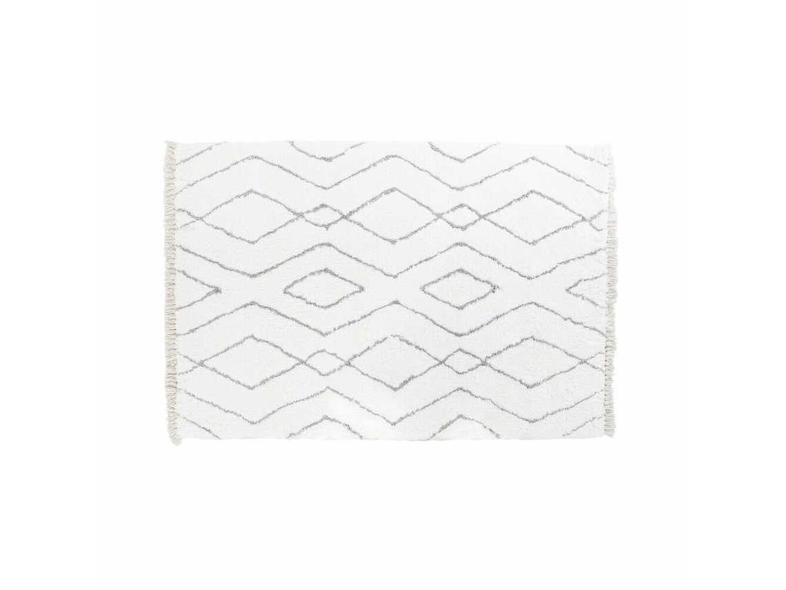 Tapete DKD Home Decor Cinzento Branco (120x180x3 cm)