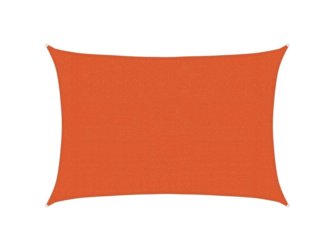 Para Sol Estilo Vela Retangular (3x4,5 m) Pead Laranja MAISON EXCLUSIVE