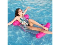 Cama Flutuante Inflável de Rede para Piscina Sfy | S/MARCA