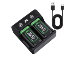 Carregador Rápido Xbox One/X Series X/S/Elite HEXINYIGJLY (2x2650mWh) | HEXINYIGJLY