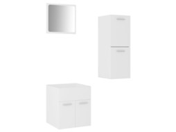 Bathroom Furniture Set, Bathroom Furniture Sets Vidaxl Branco Madeira Processada (41 X 38.5 X 46 Cm)