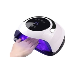 Lâmpada uv led para secador de unhas, 120w, lâmpada uv para unhas em gel, lâmpadas profissionais para unhas com 4 temporizadores 10/30/60/99s, touchsc