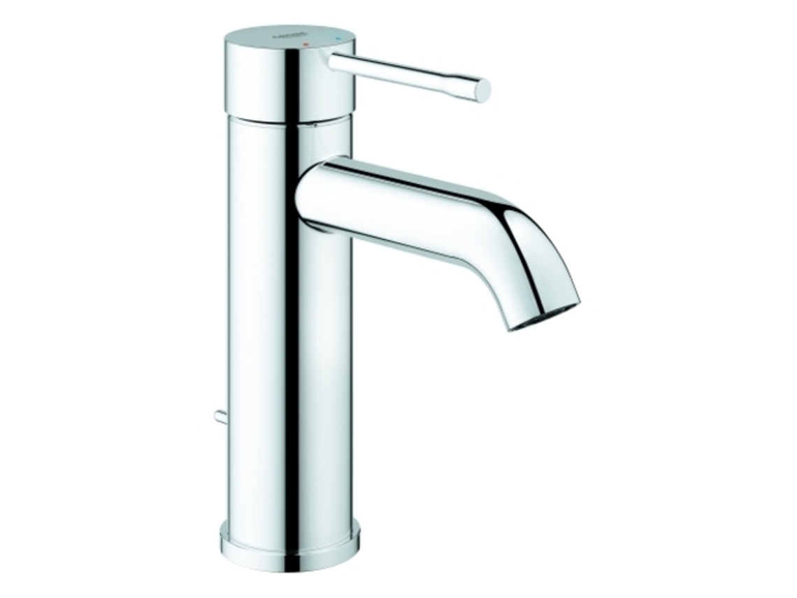 Essence Misturadora Monocomando De Lavatório, Tamanho S, Projeção 116mm, Com Válvula De Descarga, 24171001, Cor Crómio Grohe