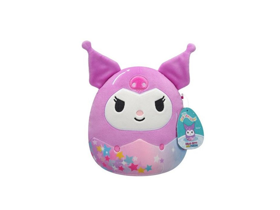 Hello Kitty Kuromi Squishmallows Pelúcia 25 cm Multicolorido