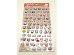 Autocolantes 3d Com Brilho Hello Kitty