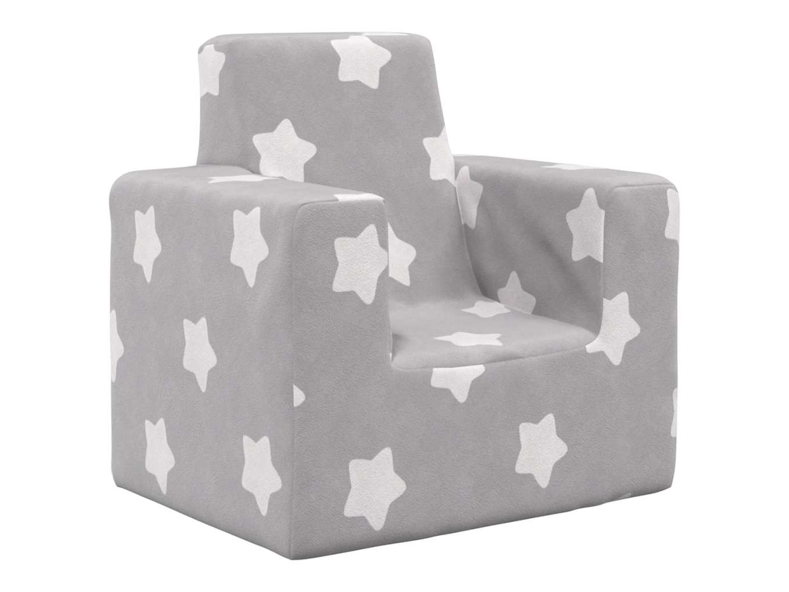 Kids Sofa, Kids Sofas Vidaxl Cinzeto Poliéster (chair)