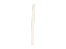 Capa de Corrente Flanela com Zíper Protetora 60cm X5cm para Cabos Tubos Lustres Branca