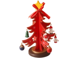 Árvore De Natal Em Miniatura Tridimensional De Madeira. Decoração Natalina Criativa.-aquaforge