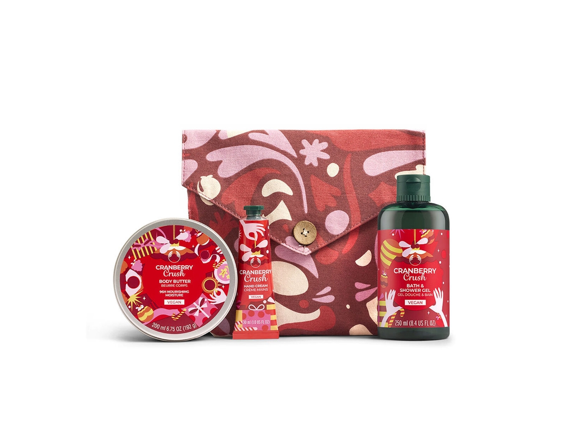 Conjunto De Cosmética Mulher The Body Shop Essentials Cranberry (mulher Manteiga Corporal 200 Ml)
