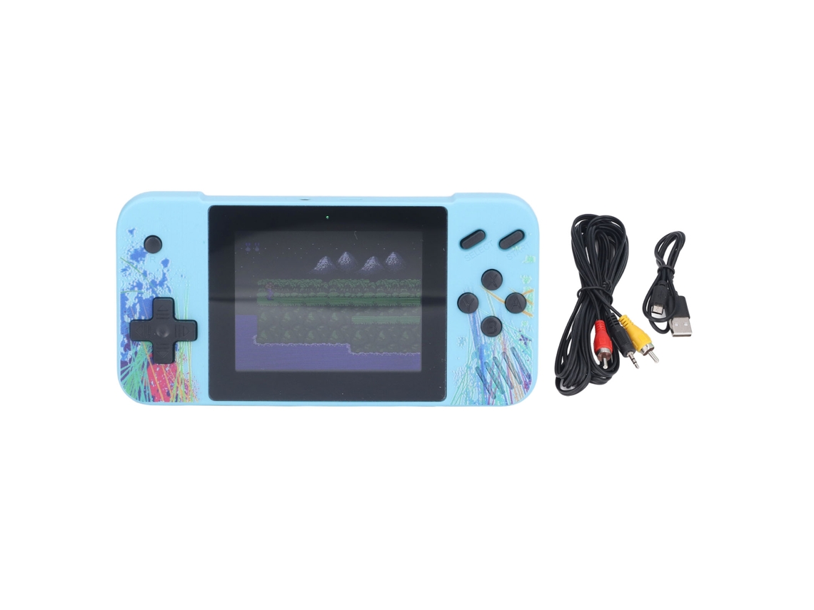 Console De Jogo Portátil Retro G3 Tela 3.5 Polegadas 800 Jogos Clássicos Azul Para Crianças 6+