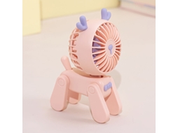 Ventilador com base de carregamento USB, roxo