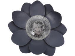 Luminária Solar Decorativa em Formato de Lótus para Jardim, Gramado e Paisagismo. SFUSHOS