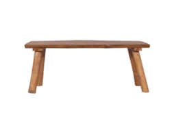 Banco de Jardim 120 Cm Madeira de Teca Maciça MAISON EXCLUSIVE
