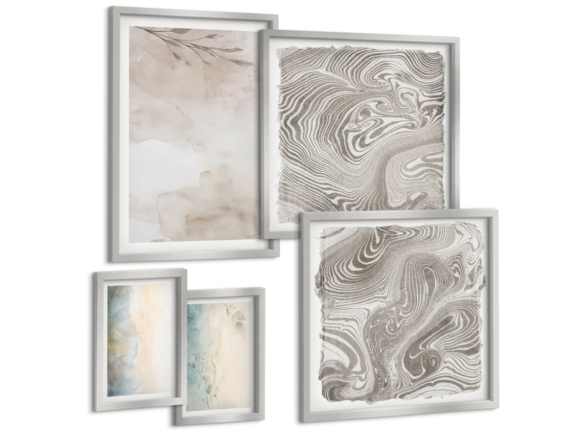 Conjunto De Pinturas Tintas De Aquarela Delicadas Espelharte (5 Peças)