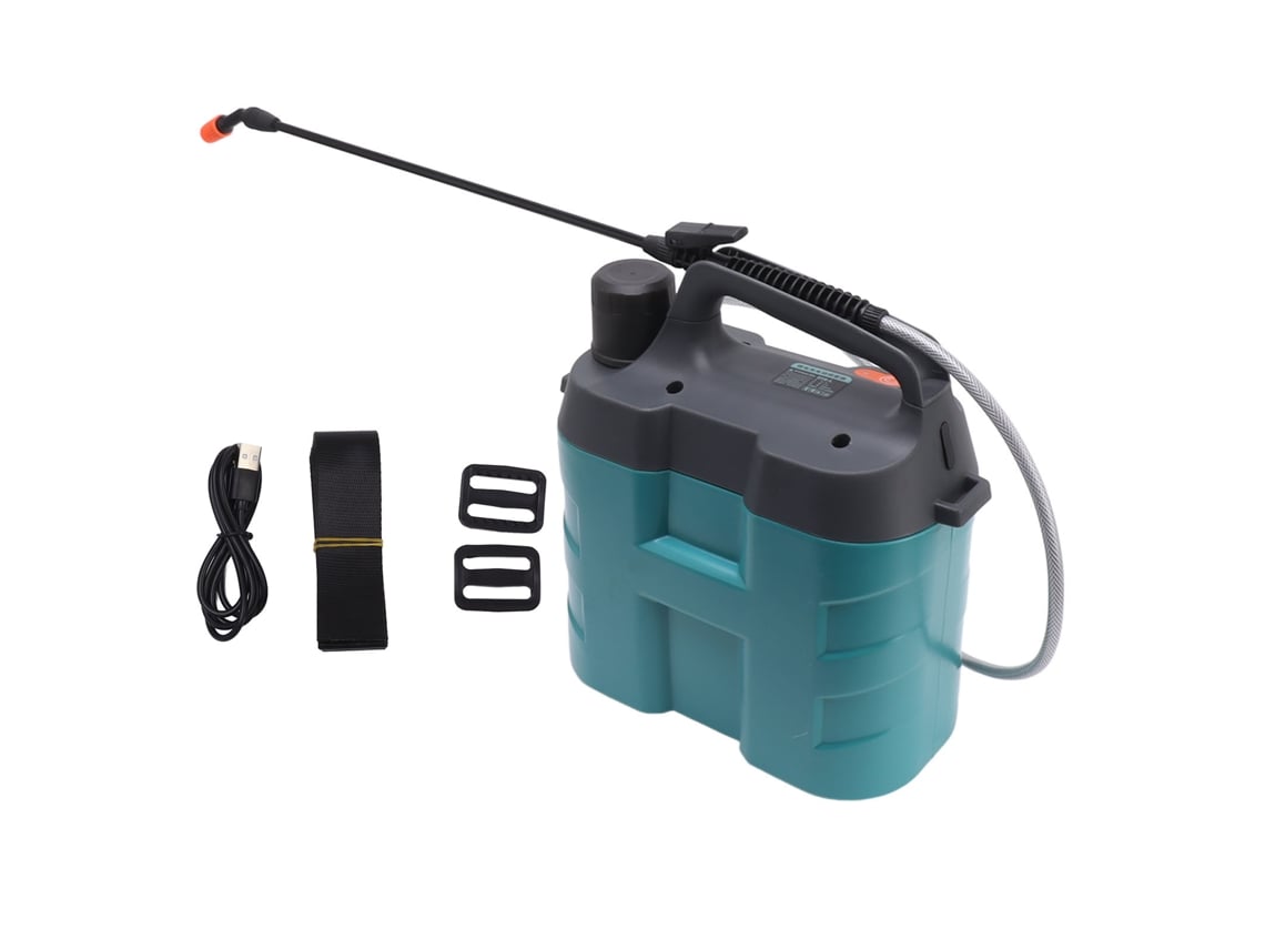 Pulverizadora Elétrica de Mochila 8l para jardim e gramado com sistema anti vazamento | S/MARCA