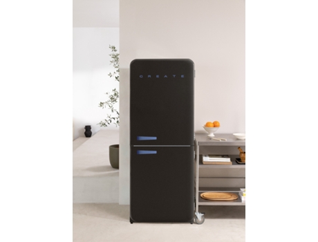 Fridge Retro Combi Frigorífico Combinado De Estilo Retro 401l Create