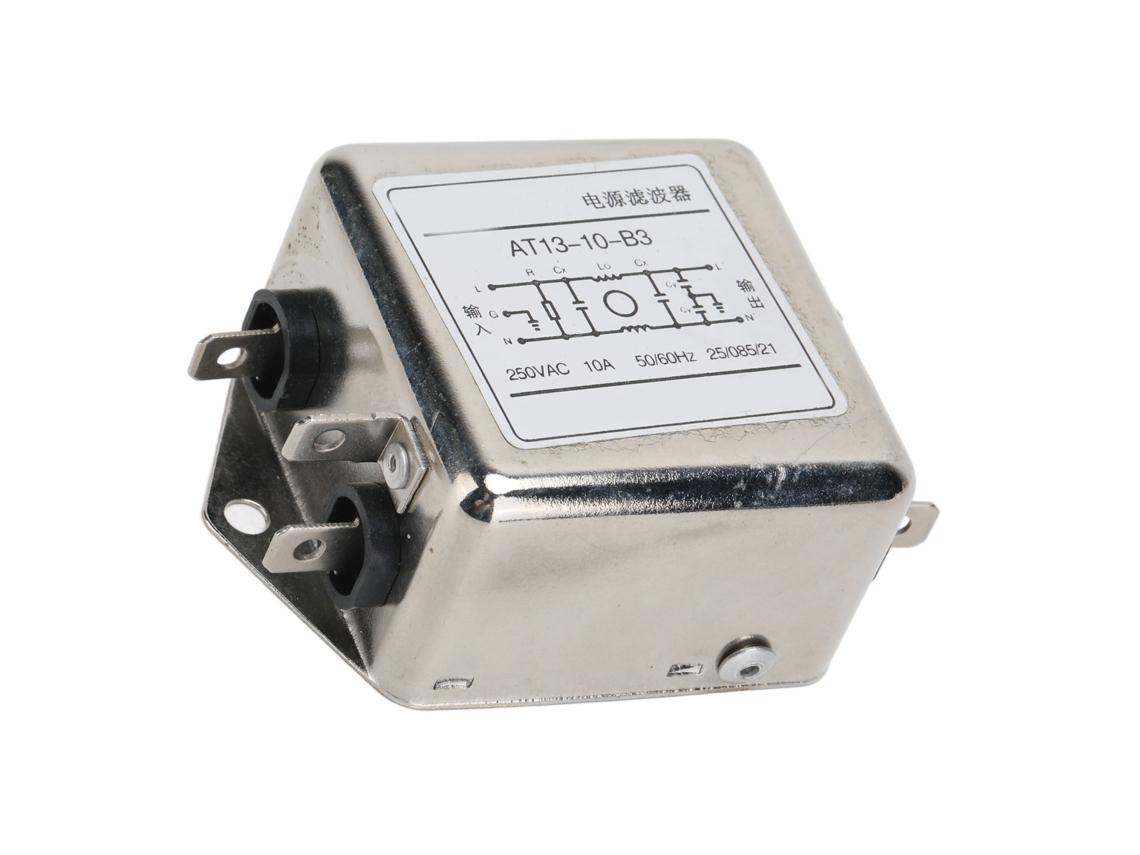 Laxiscreed Filtro De Linha Power Para Interferências Eletromagnéticas, 250vac 10a