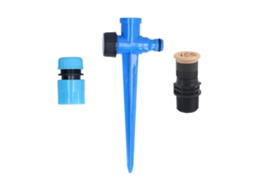 Aspersor Rotativo Ajustável 360° Jardim Com Estaca