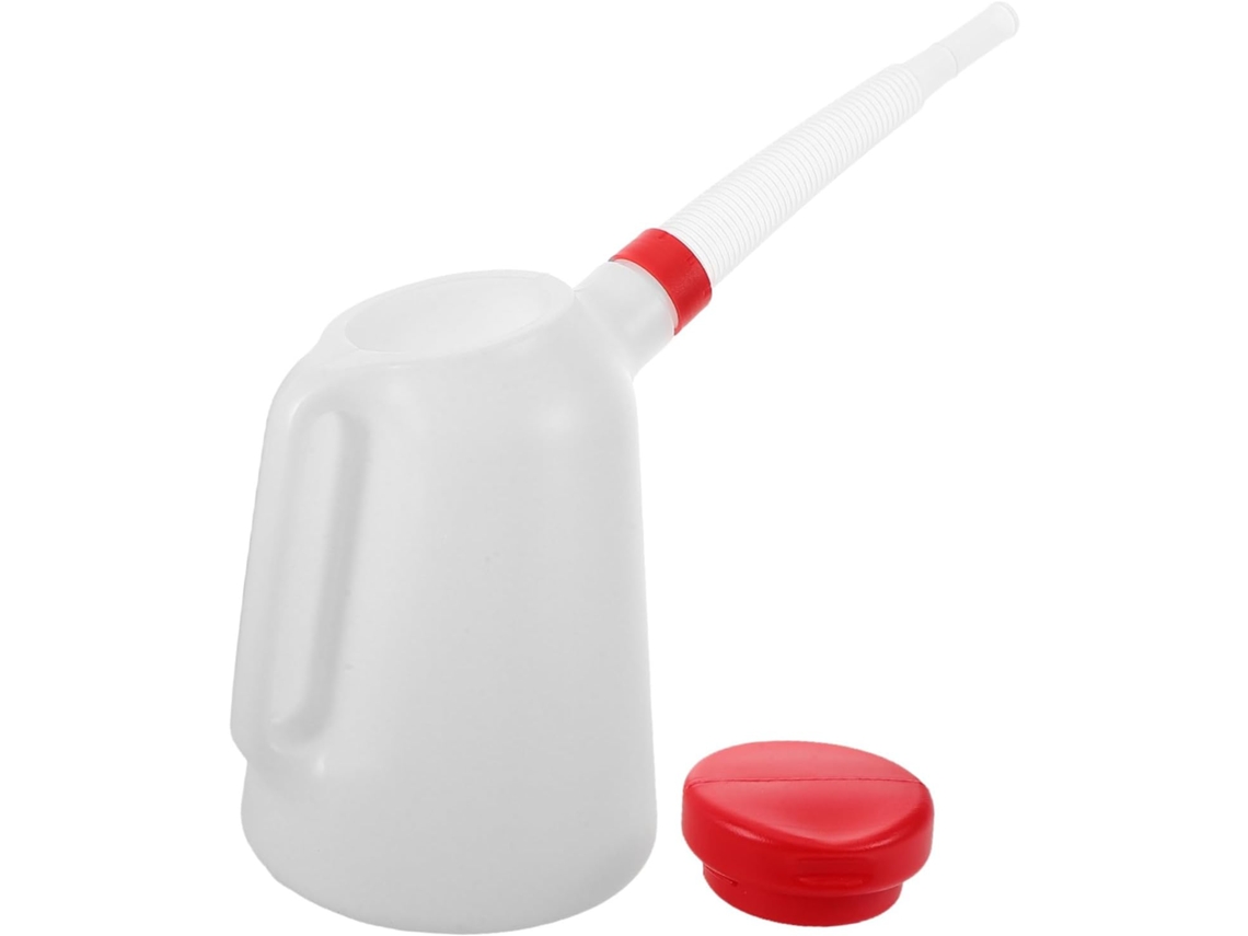 Recipiente De 5 Litros, Vermelho, Para Dosagem De Óleo Em Injetores De Barcos De Alta Resistência.
