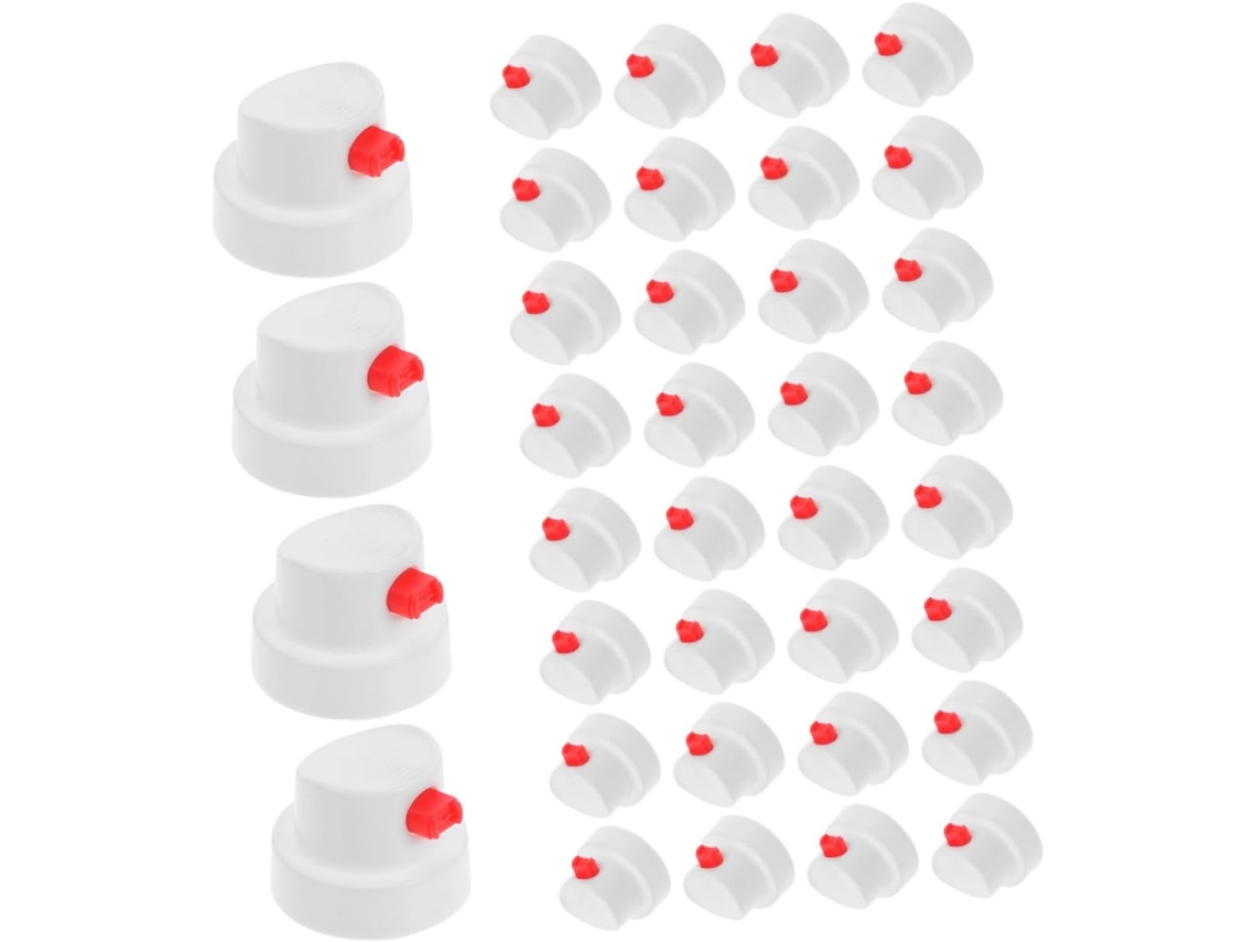 Conjunto De 40 Bicos De Plástico Para Lata De Spray, Ideais Para Grafite, Reparos Automotivos E Decoração De Casa.