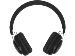 Auscultadores Bluetooth AVIZAR KASK-BT-BE10-BK (On Ear - Bluetooth - Microfone - Preto)