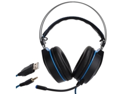 Fone Mali gamer com fio, LED, headset para PC, PS4, conector 3.5mm