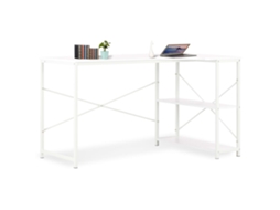 Vidaxl Secretária De Computador 120x72x70 Cm Branco