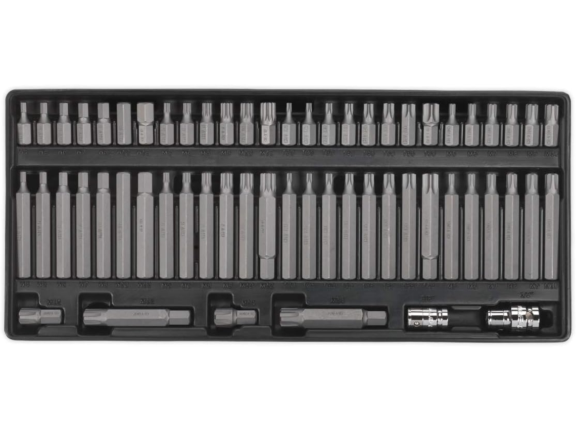 Bandeja De Ferramentas Tbt11 Com 60 Ranhuras / 12,7 / Hexagonal / Bit De Segurança Trx-star
