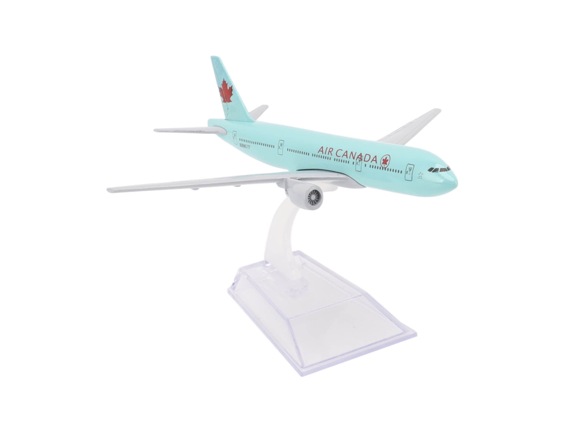 Primerox modelo de Avião em Liga para Coleção Decoração Presente com Base e Suporte 15,5cm