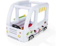 Insuflável BESTWAY Scoops'n Smiles Bouncer com 10 bolas de jogo 122x84 cm cor branca com paredes infláveis