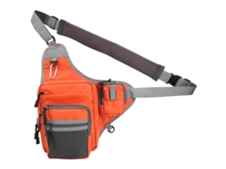 Bolsa Cintura Pesca Outdoor Laranja Canvas