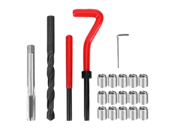 Kit De Inserções De Rosca M9x1.25 Laxiscreed Para Reparação E Rerosqueamento De Roscas Internas