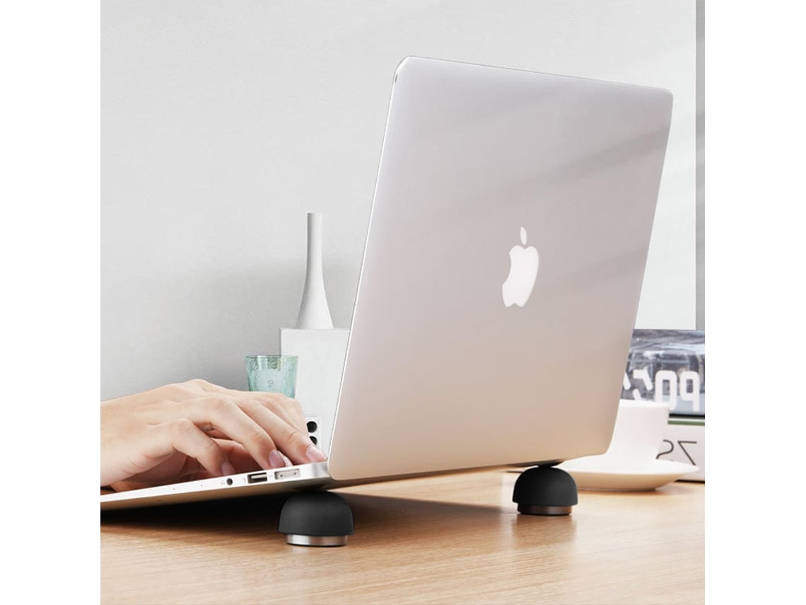 Mini Suporte para Laptop Preto Led Usb, Resistente, Casa, Escritório, Viagem S/MARCA