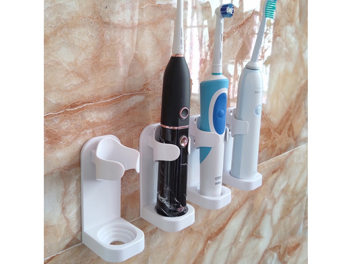 Suporte Para Escova De Dentes Elétrica De Parede Com 4 Unidades Aquaforge