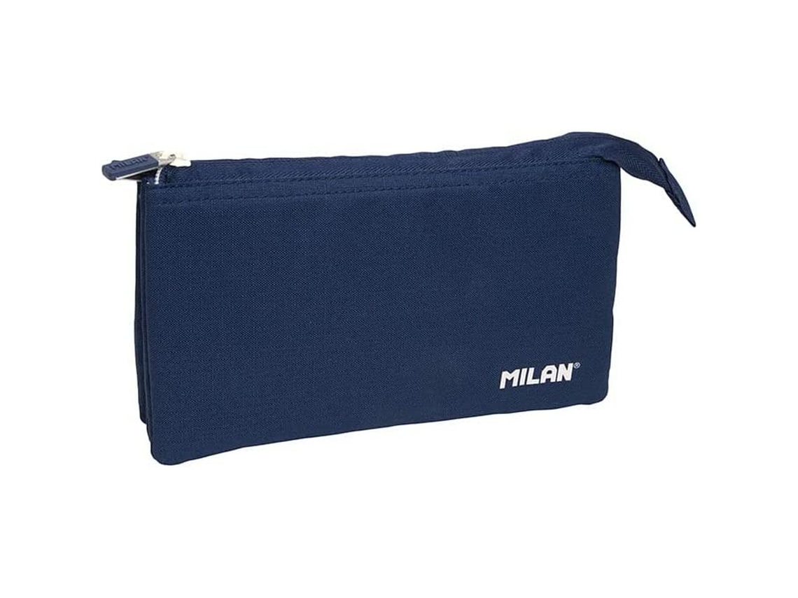 Estojo MILAN 1918 5 Compartimentos Azul Marinho 22 X 12 X 4 Cm