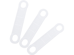 100 Faixas Borracha Antiderrapantes para Cabides Roupa, Uso Doméstico/lojas ZYBLSSBB