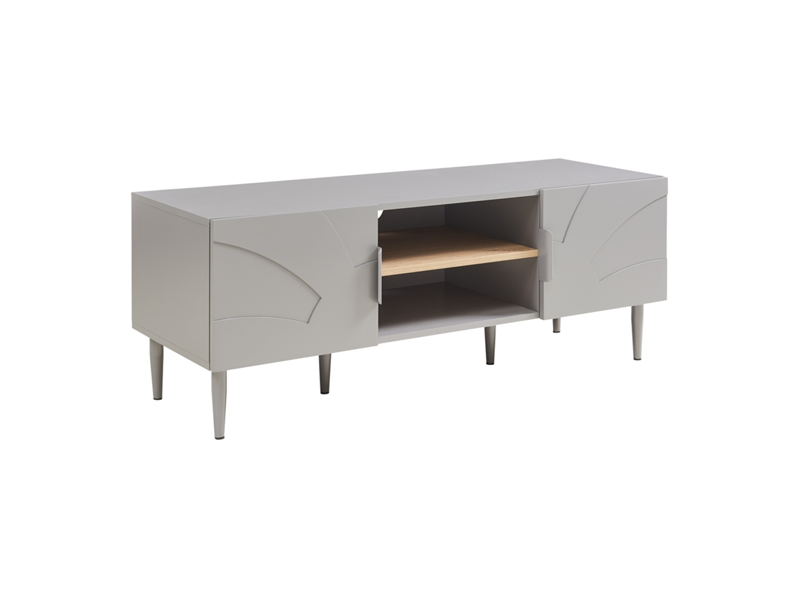Mesa De Tv Starvili Com 2 Portas 120x40x45cm Cinza [EN.CASA]