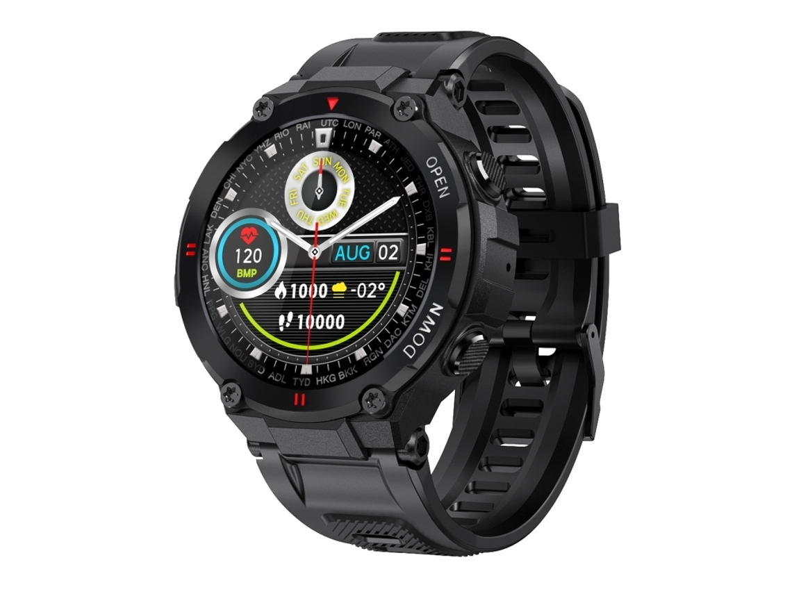 Smartwatch Com Tela Ips De 1,28 Polegadas, Lembrete Do Ciclo Menstrual/chamadas Bluetooth (preto)_glo