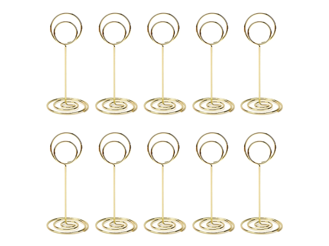 Suporte metálico para números de mesa para casamentos CHABERLU