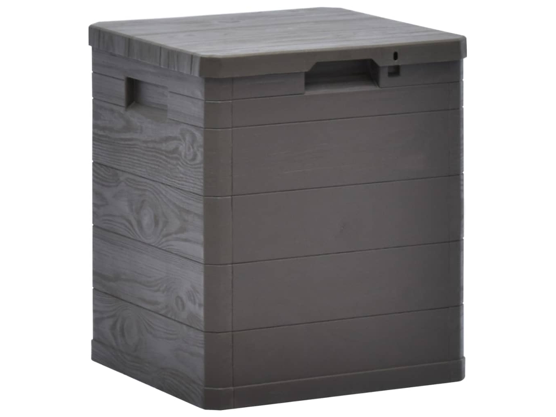 Caixa De Arrumaã§ã£o Para Jardim 90 L Marrom DKD HOME DECOR