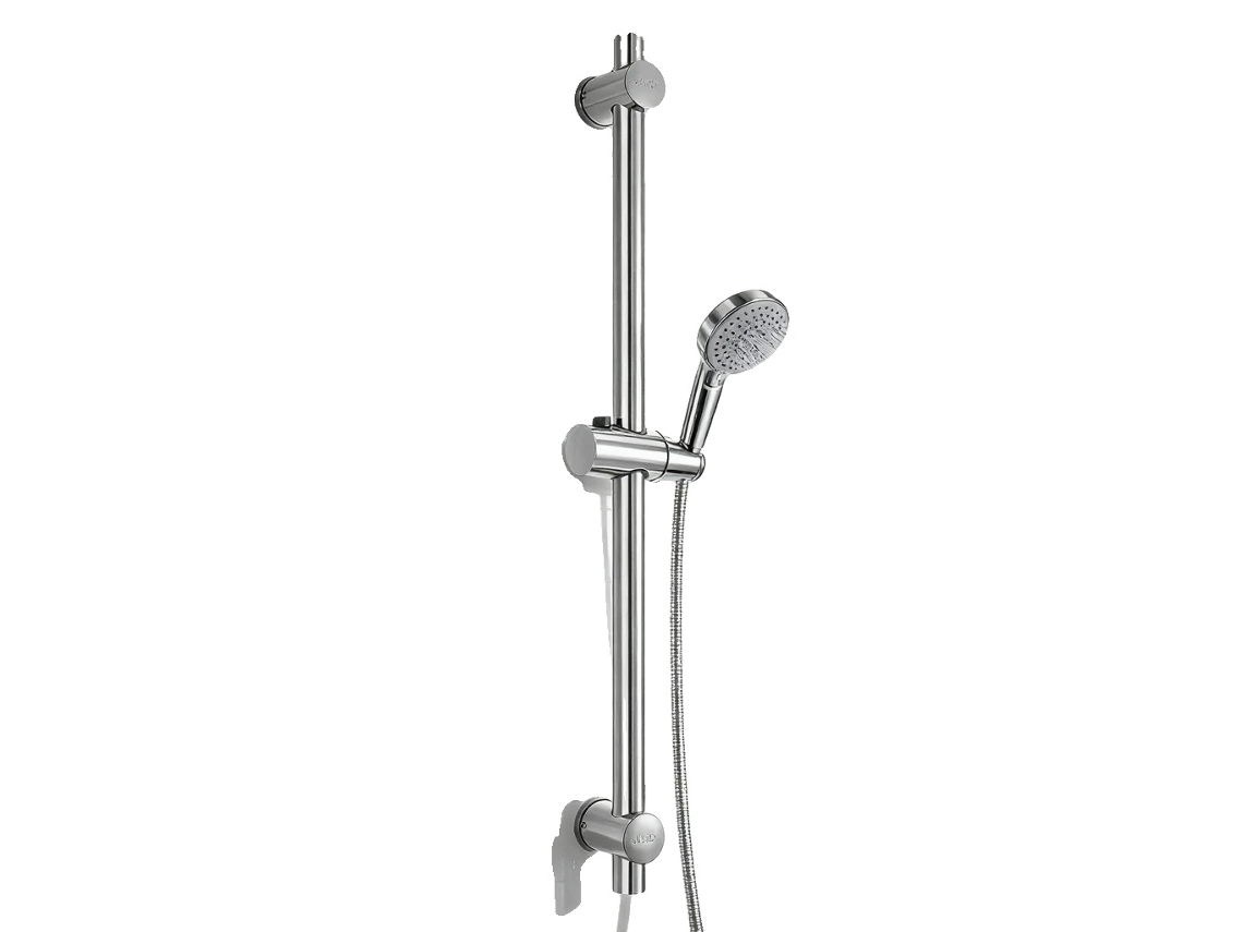 Barra Deslizante Para Chuveiro, Comprimento Ajustável, Instalação Montada Na Parede, 66cm