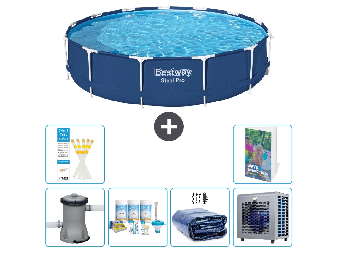 Bestway Piscina Bestway Steel Pro Redonda - 396x84 Cm - 7-peças S302