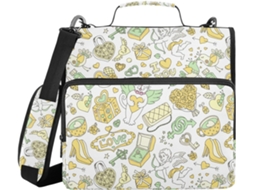 Mochila impermeável com zíper de 3,8 cm, 1,5 polegadas, altura do ombro, 3 fechos, compartimento para documentos e informações.