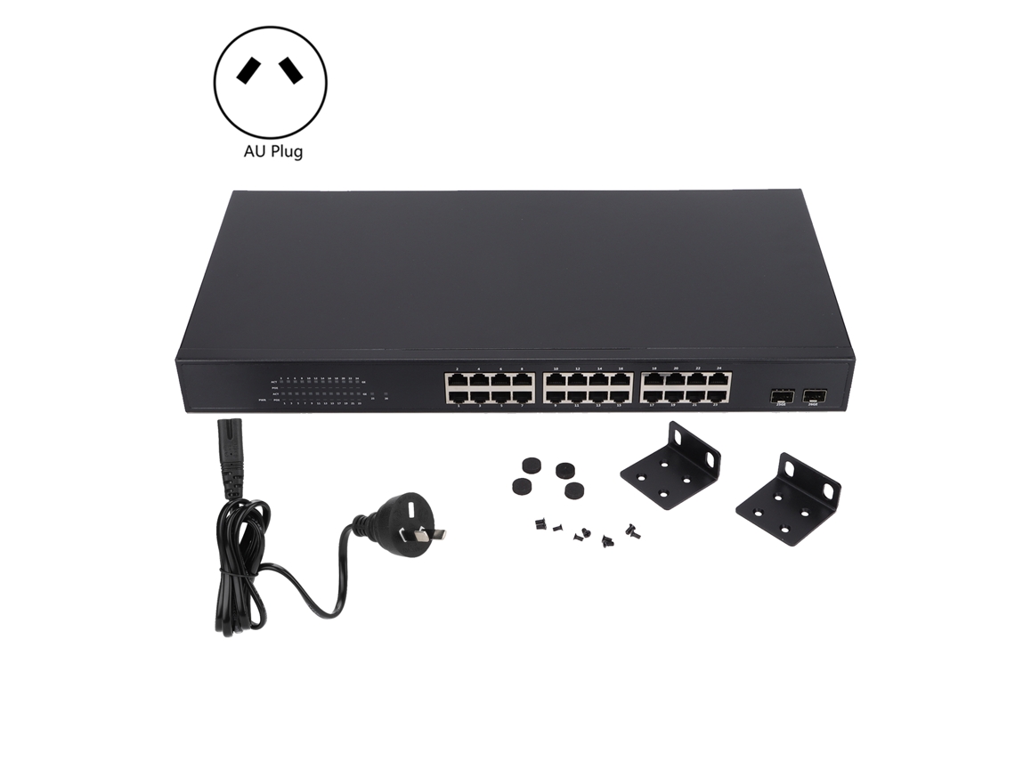 Switch Poe LAXISCREED 24 Portas Gigabit