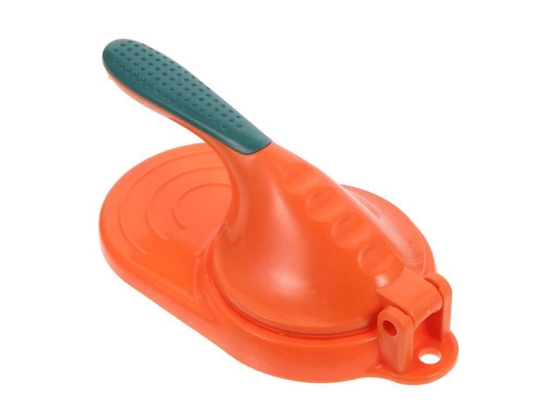 Vaporizador Prensa para Bolinhos Prensador de Massa Tortilha Molde para Embalagem Máquina de Torta Empanada Laranja Verde -A