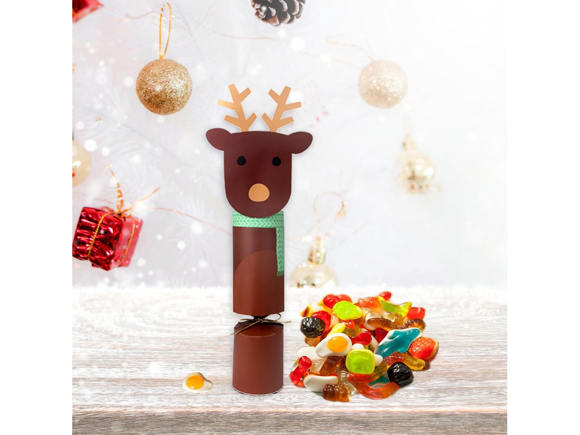 Caixa De Presente De Natal Exclusiva (padrão Do Pai Natal) Eoocoo
