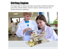 Modelo De Motor De Stirling Para Experimentos Científicos